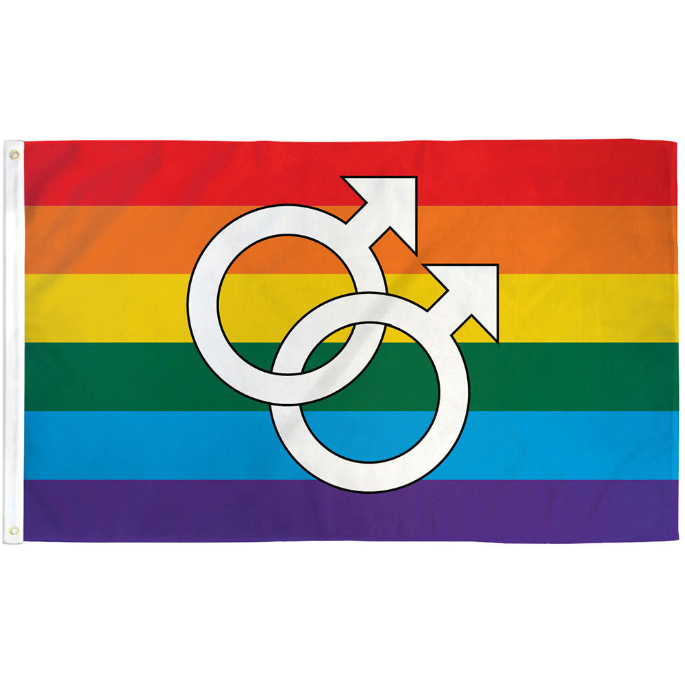 Double Mars Symbol (Large) Flag 3x5ft