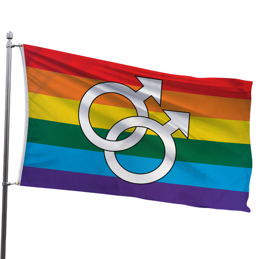 Double Mars Symbol (Large) Flag 3x5ft