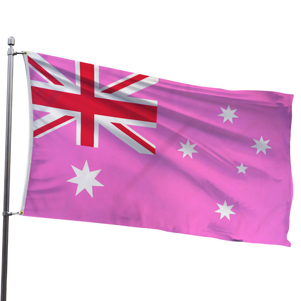 Australia Pink Flag 3x5ft