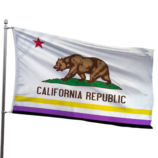 California Non-Binary Flag 3x5ft