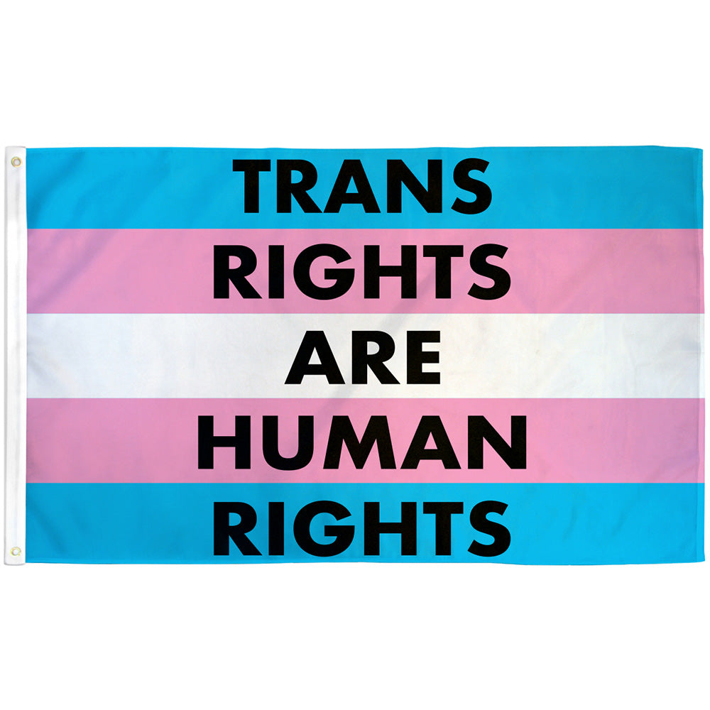 Transgender Rights (Black) Flag 3x5ft