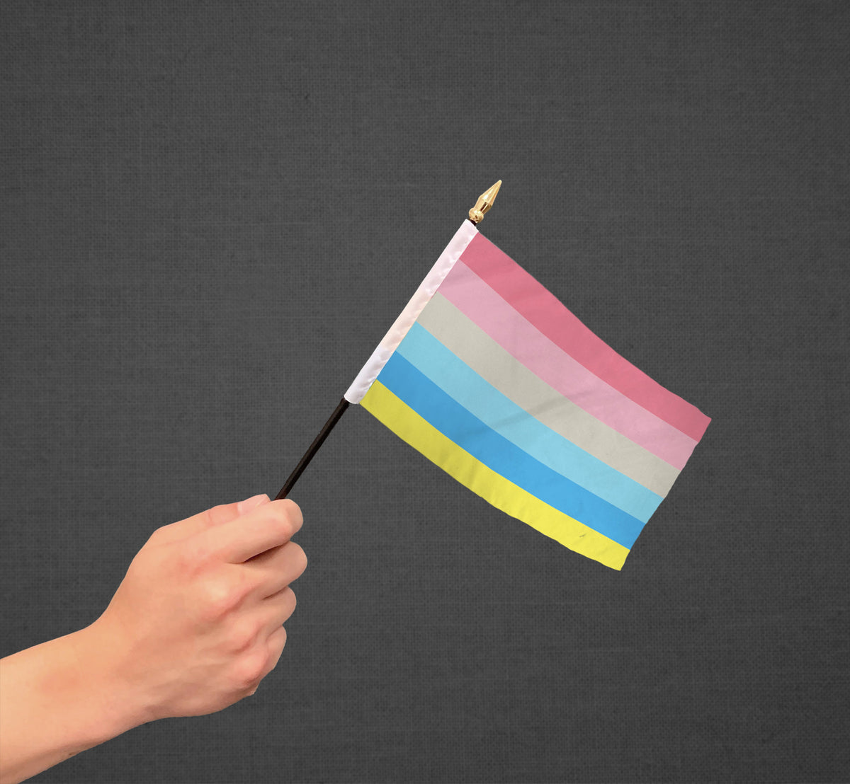 Genderflux Stick Flag 4x6in Rad Pride You Shop We Donate