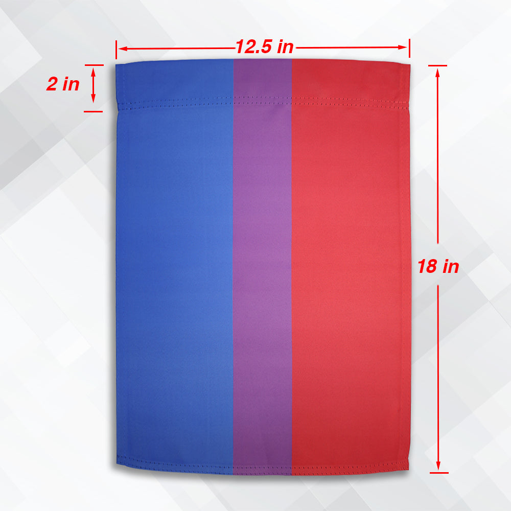 Bisexual Garden Flag Measurements