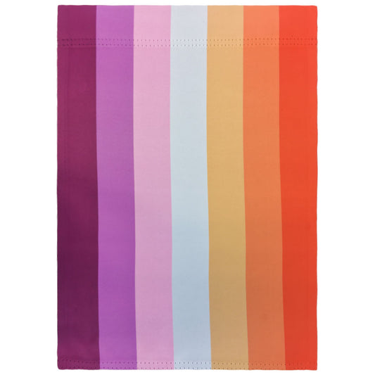 Lesbian Sunset Garden Flag 12x18in