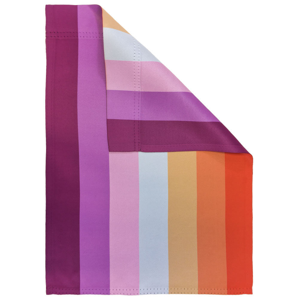 Lesbian Sunset Garden Flag Double Sided