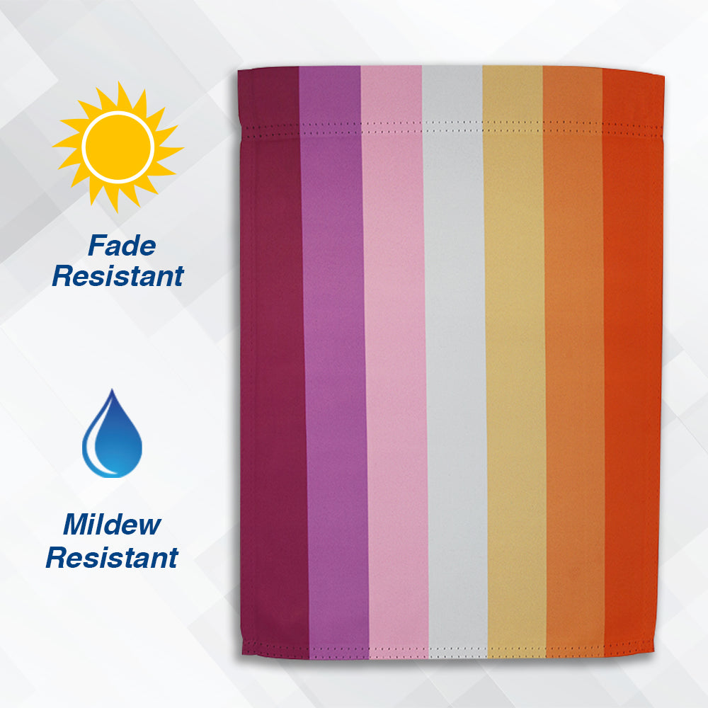 Lesbian Sunset Garden Flag, Fade & Mildew Resistant