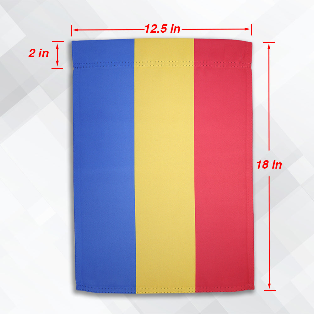 Pansexual Garden Flag Measurements