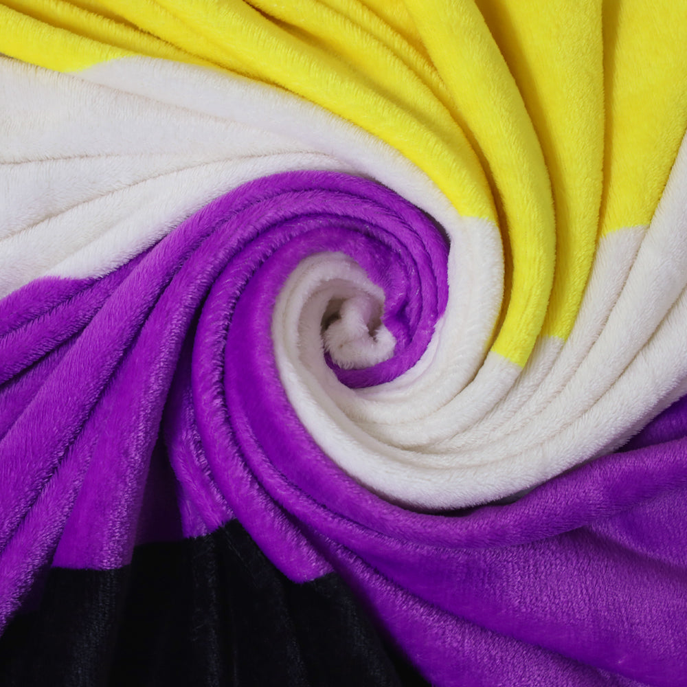 Non-Binary Super Soft Plush Blanket