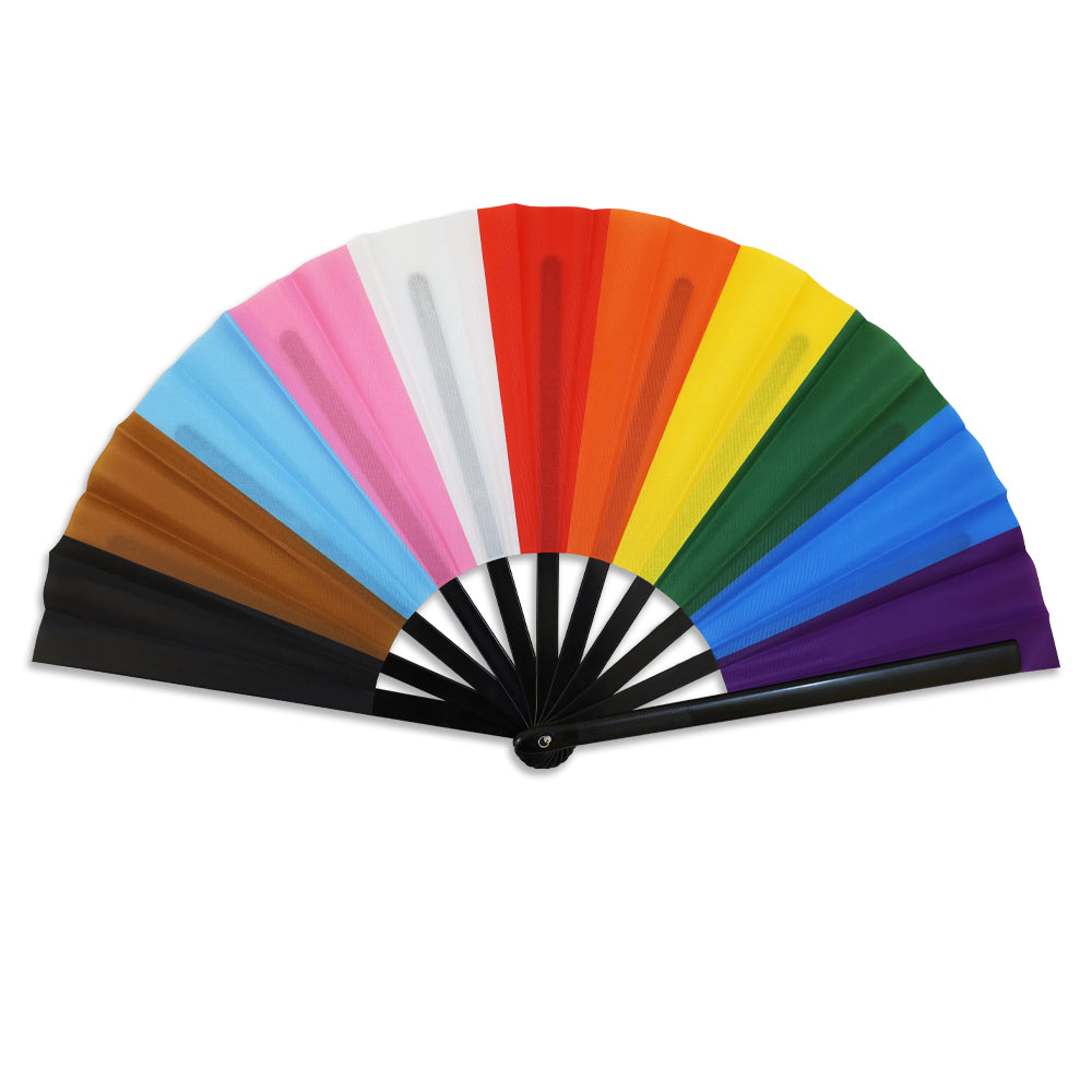 Progress Rainbow Large Hand Fan