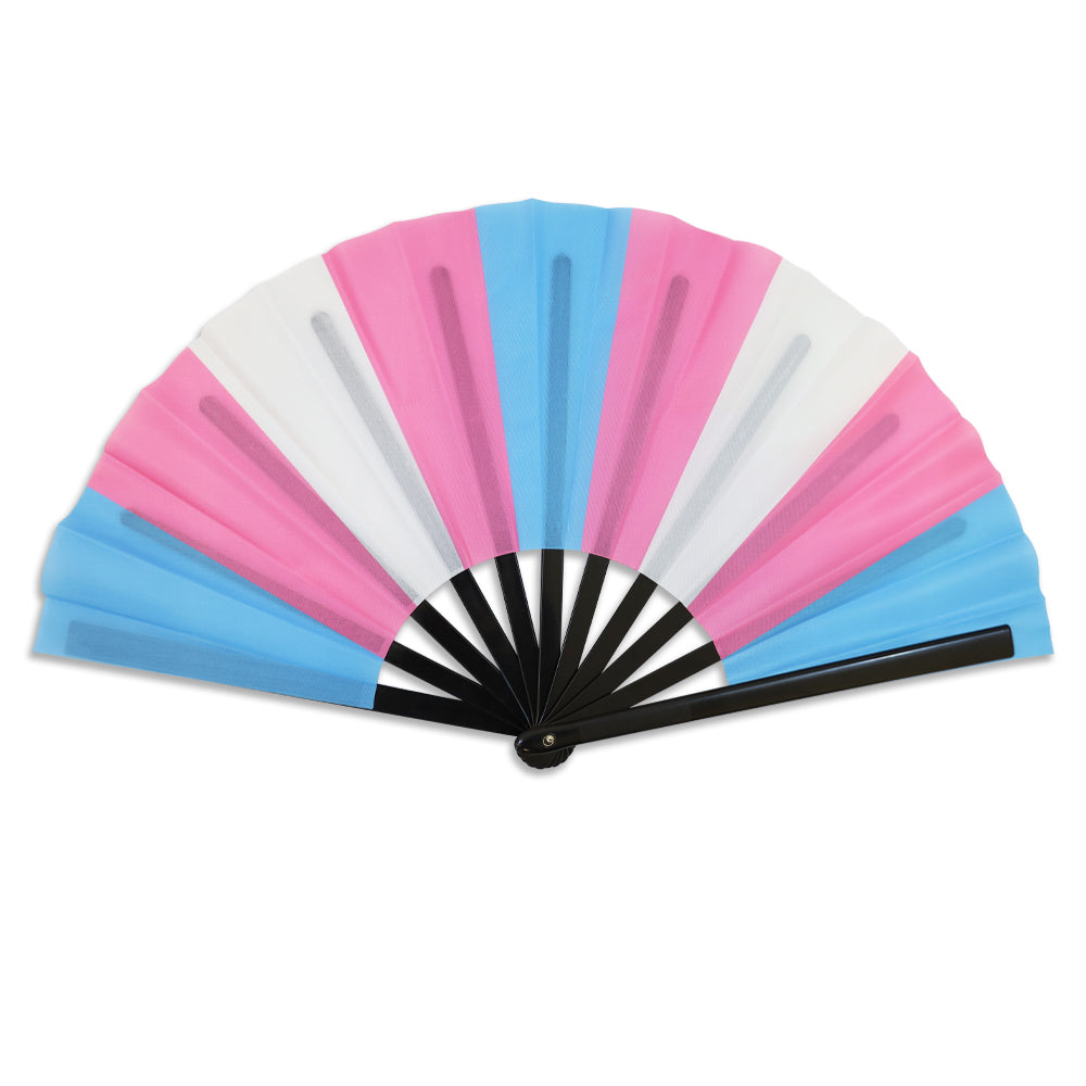 Trangender Large Hand Fan