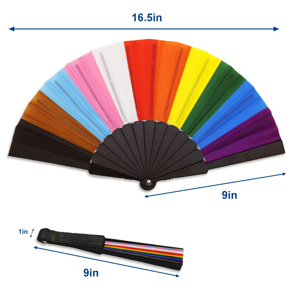 Progress Rainbow Small Hand Fan