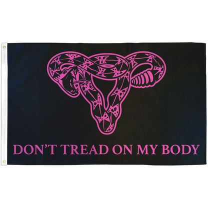 Feminist (Don't Tread on my Body) Flag 3x5ft