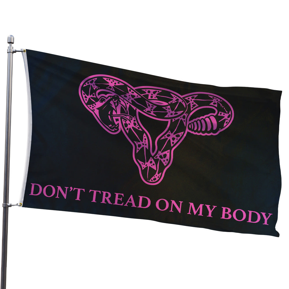 Feminist (Don't Tread on my Body) Flag 3x5ft