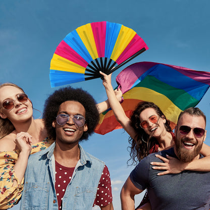 Pansexual Large Hand Fan