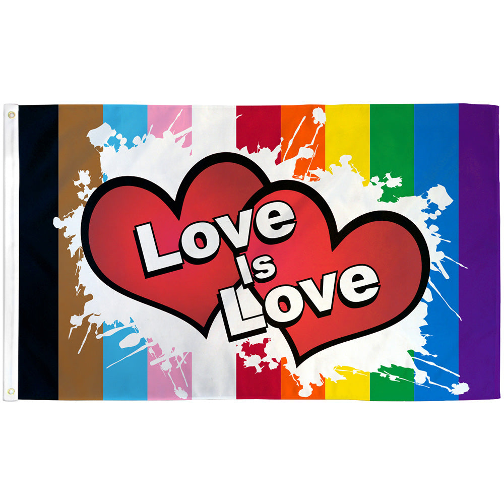 Love Rif Flag Love is Love Flag 3x5ft – Rad Pride