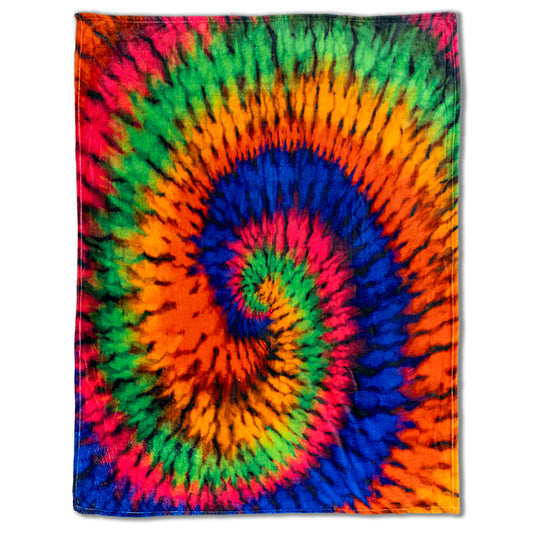 Tie-Dye (Neon) Super Soft Plush Blanket