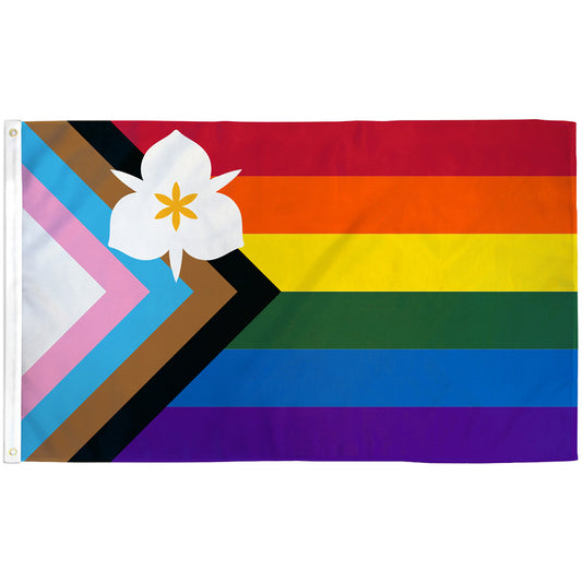 Progress Rainbow (SLC) Flag 3x5ft