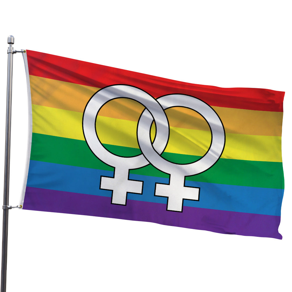 Double Venus Symbol (Large) Flag 3x5ft