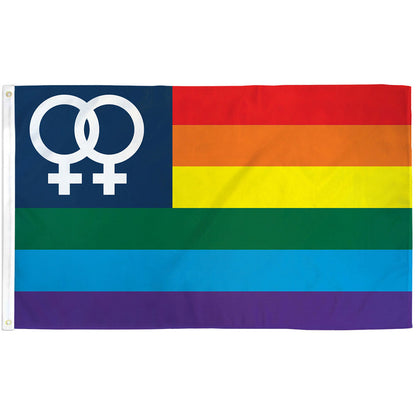 Double Venus Symbol (Small) Flag 3x5ft