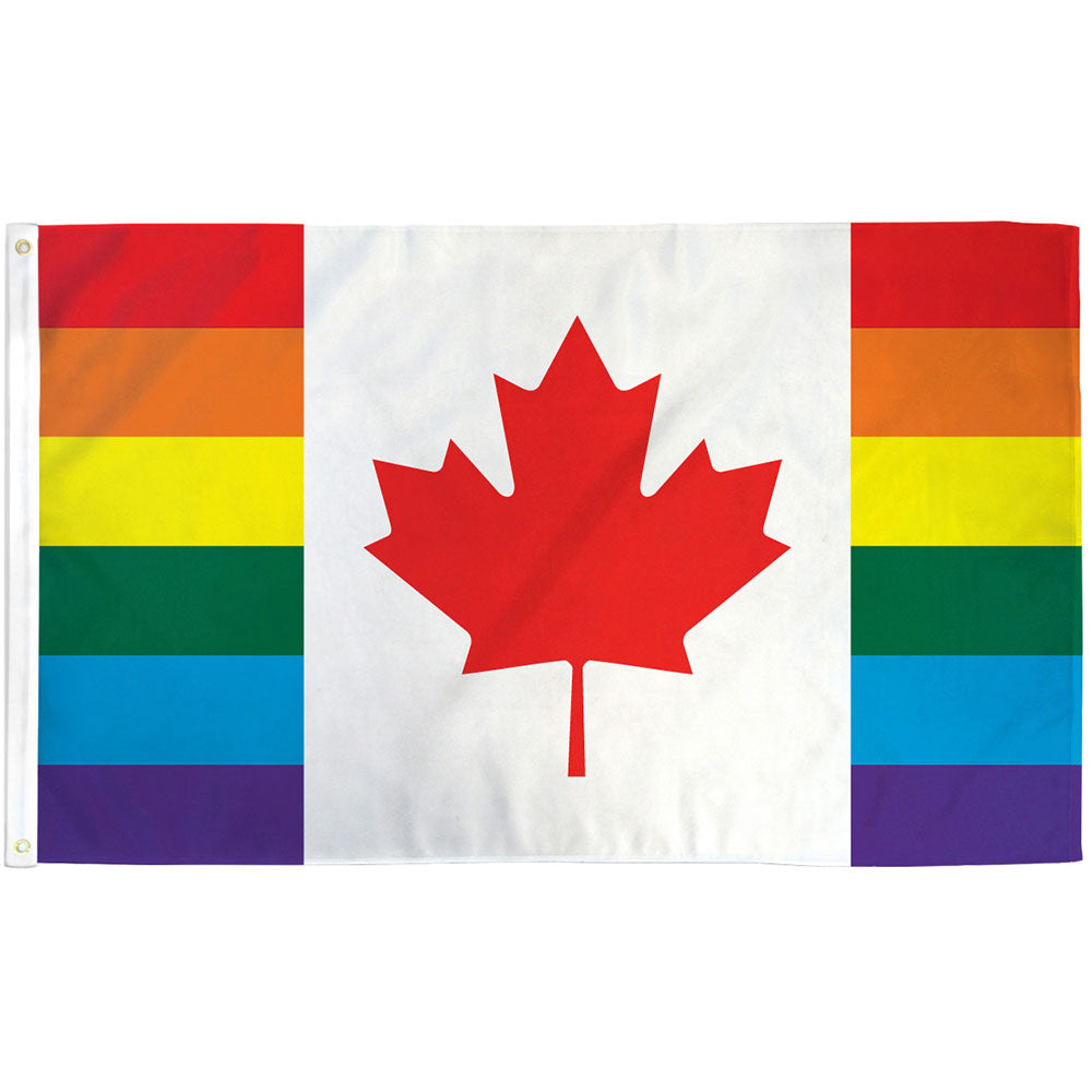 Canada Rainbow Flag 3x5ft