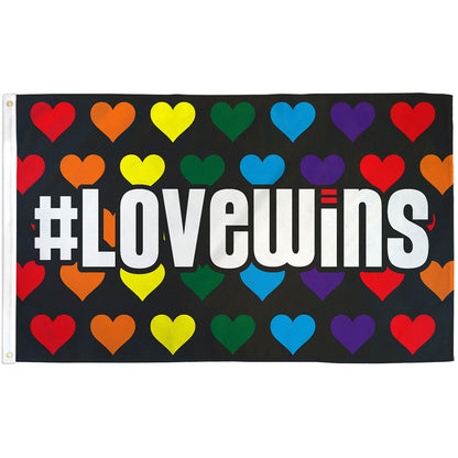 Love Wins Flag 3x5ft