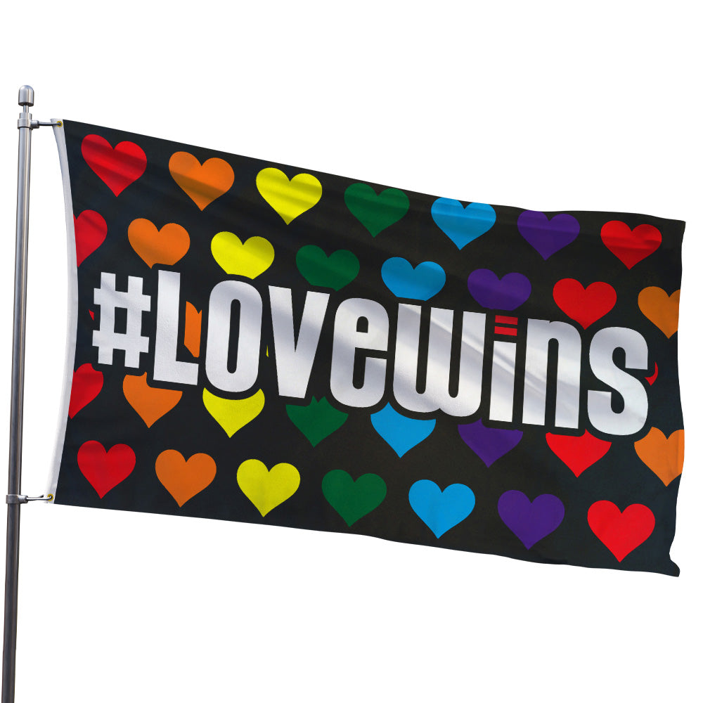 Love Wins Flag 3x5ft