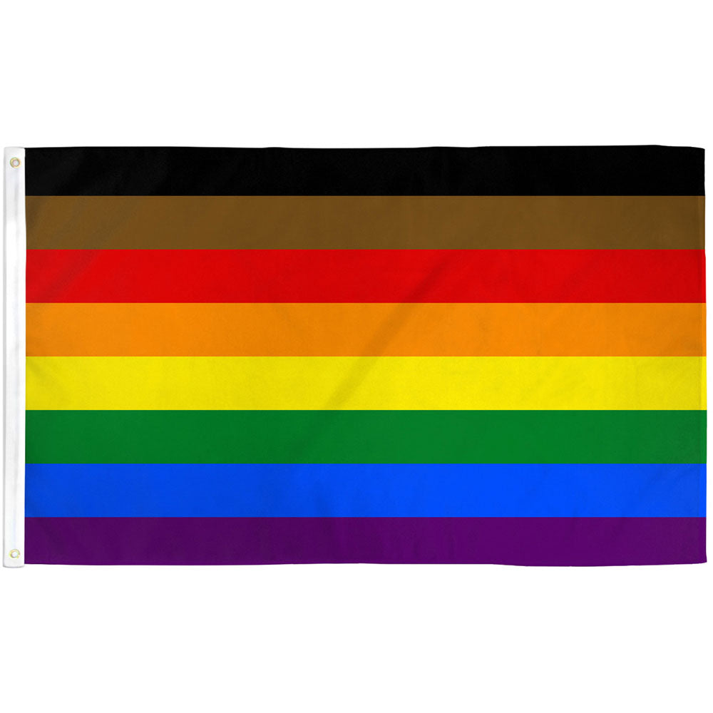 Philly Rainbow Flag 3x5ft