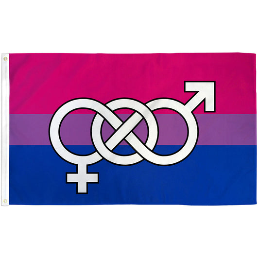 Bisexual Symbol Flag 3x5ft