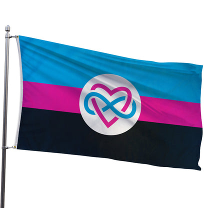 Polyamory (Heart) Flag 3x5ft