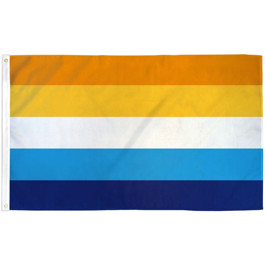 AroAce (Orange/Blue) Flag 3x5ft