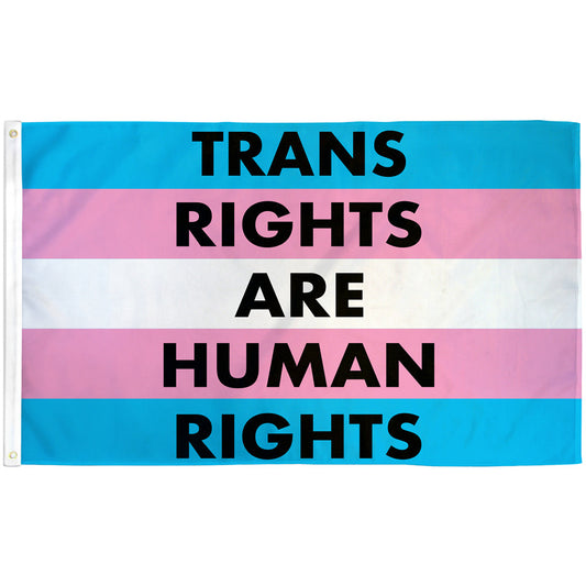 Transgender Rights (Black) Flag 3x5ft
