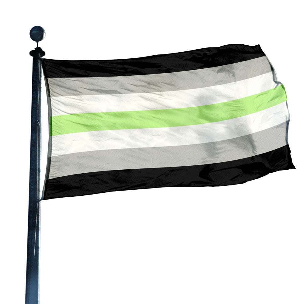 Agender Flag 3x5ft on Pole