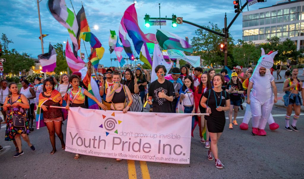 Agender Flag 3x5ft Held Up at parade