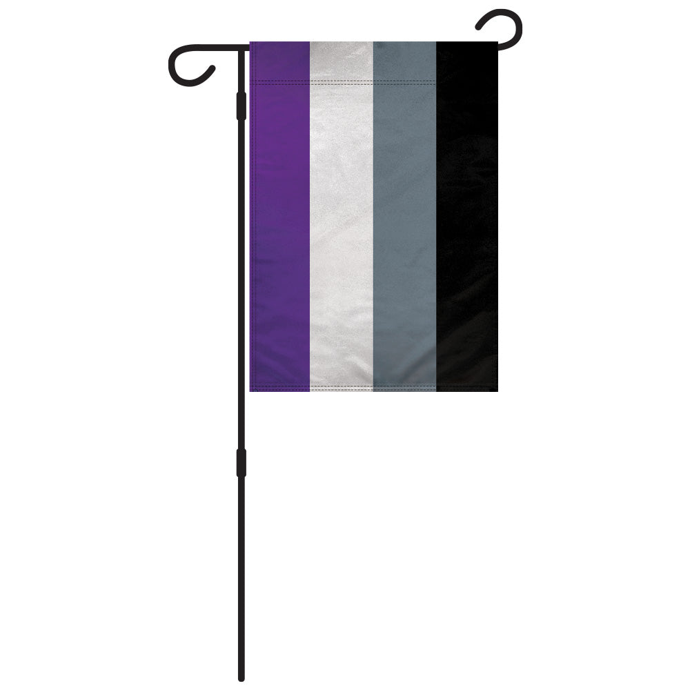 Asexual Garden Flag 12x18in