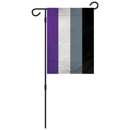 Asexual Garden Flag 12x18in