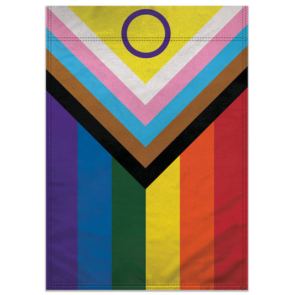 Intersex Inclusive Pride Garden Flag 12x18in