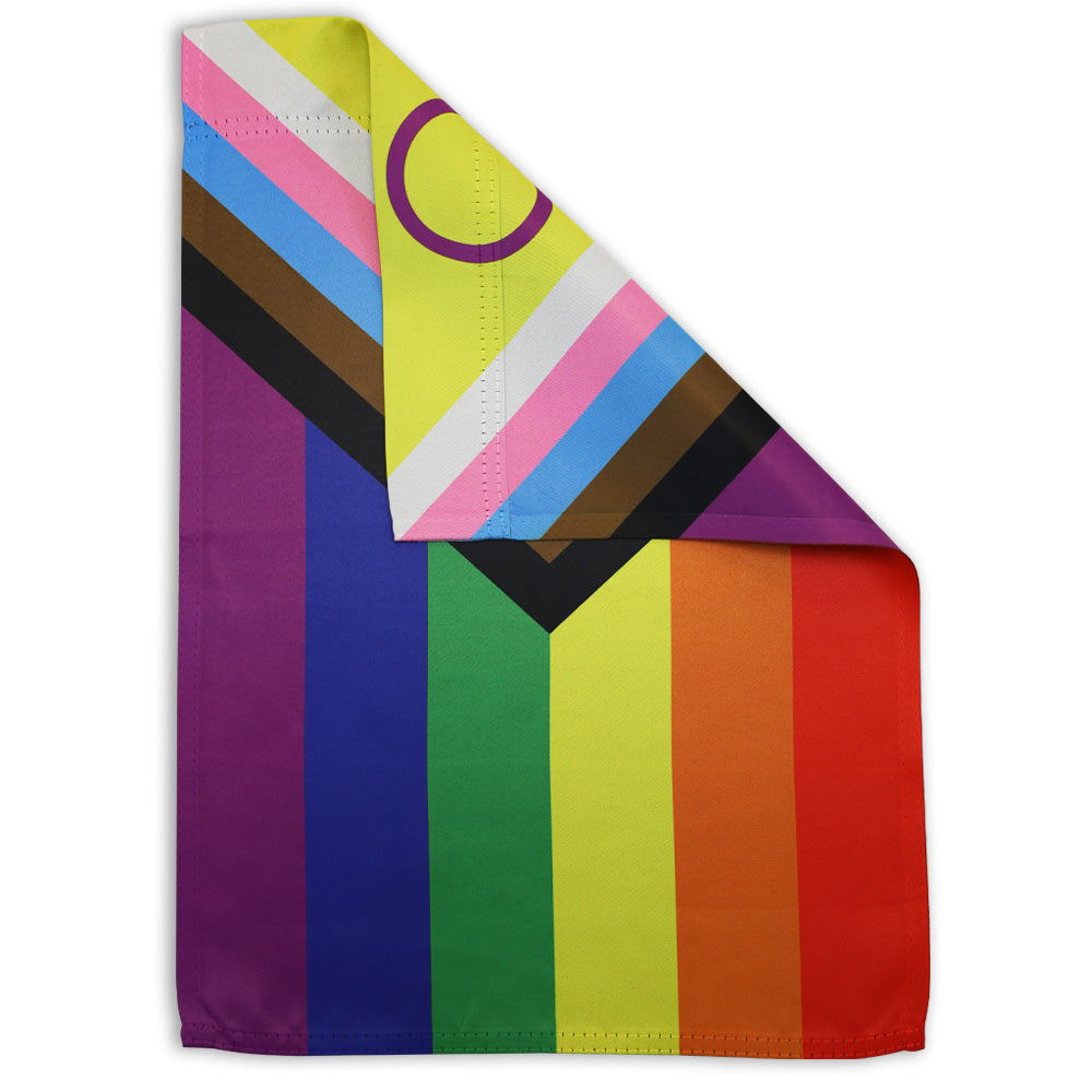 Intersex Inclusive Pride Garden Flag 12x18in