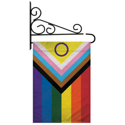 Intersex Inclusive Pride Garden Flag 12x18in