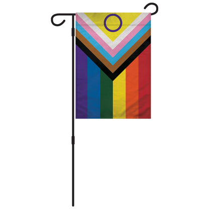 Intersex Inclusive Pride Garden Flag 12x18in