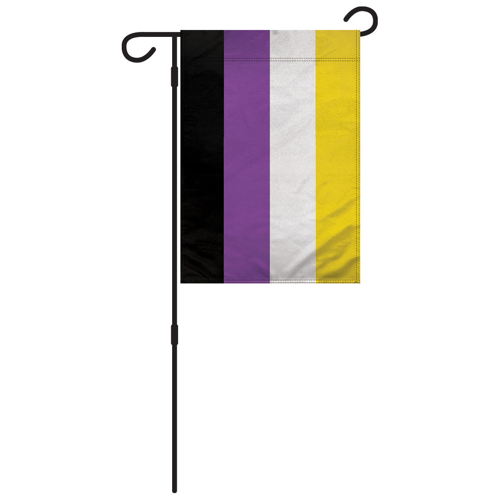 Non-Binary Garden Flag 12x18in