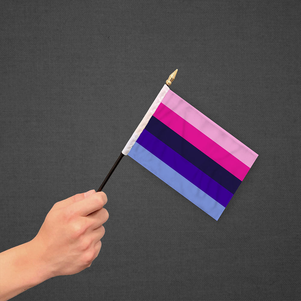 Omnisexual Stick Flag 4x6in