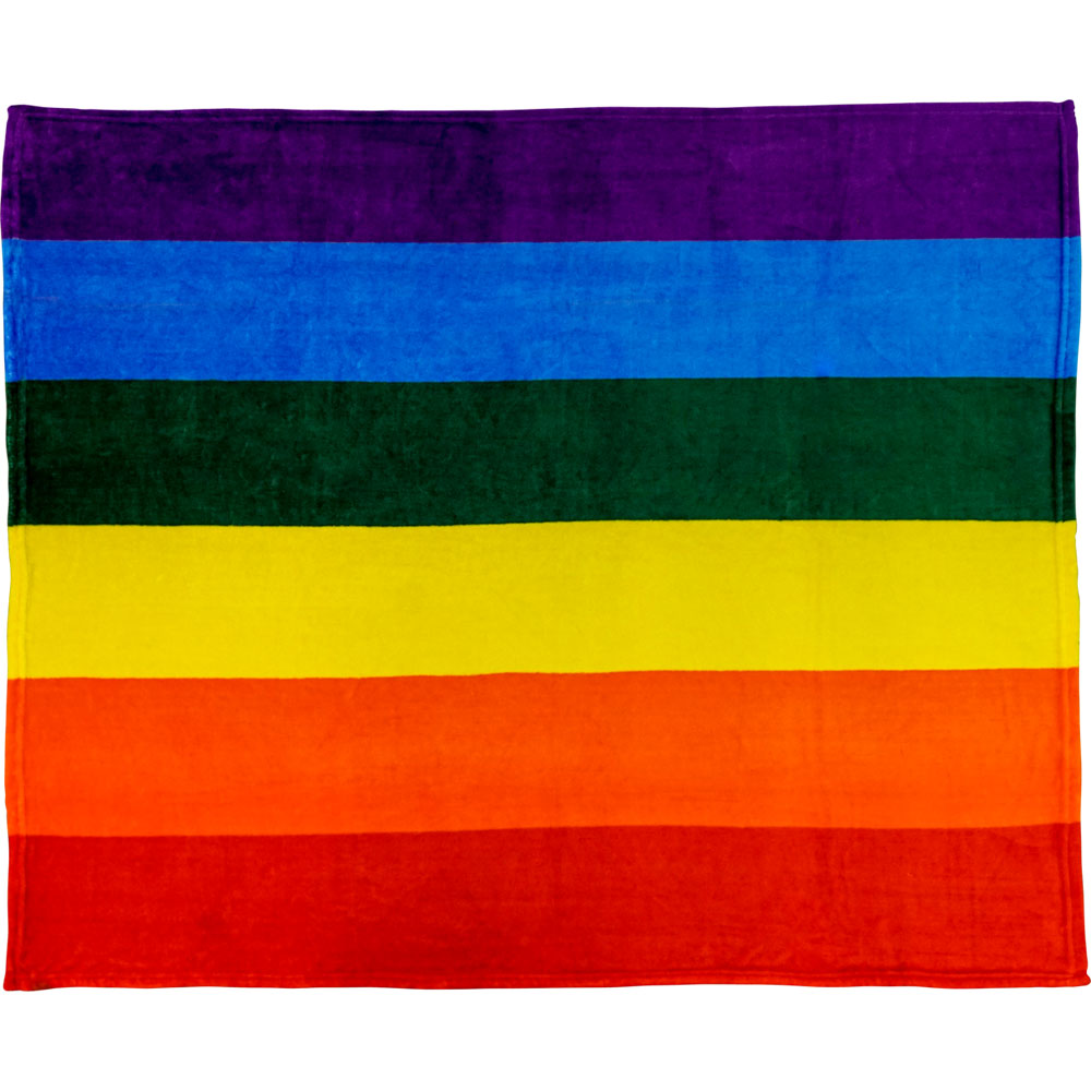 Rainbow (6 Stripe) Super Soft Plush Blanket Full Size