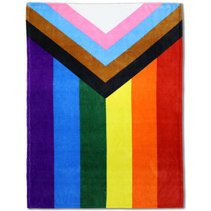 Progress Rainbow Super Soft Plush Blanket