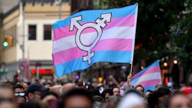 Transgender Symbol Flag 3x5ft on Display at Parade